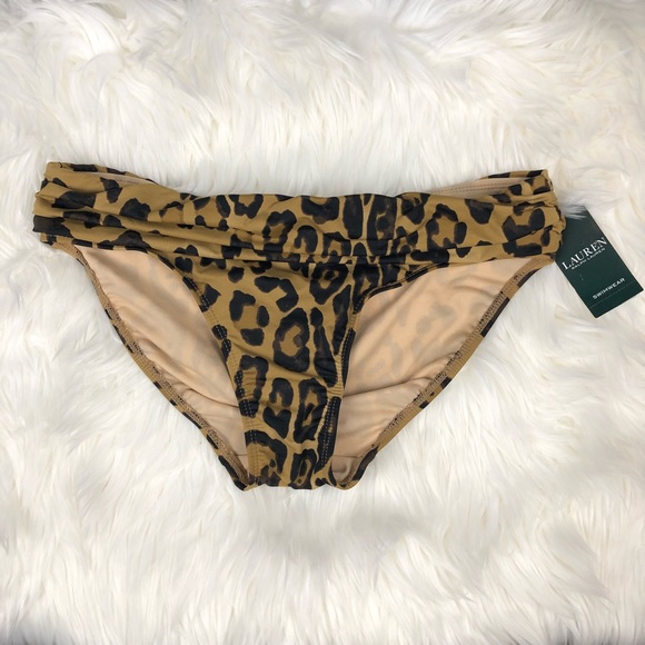 Cum swallow bukkake Lauren ralph lauren leopard-print bikini